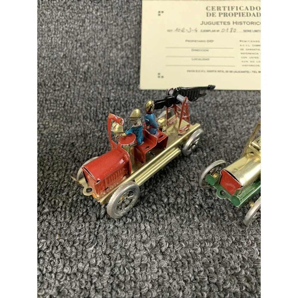 Paya 102.3.4 Coffret 3 Firefighters , military Transport 1921 tole 1/43 N+B
